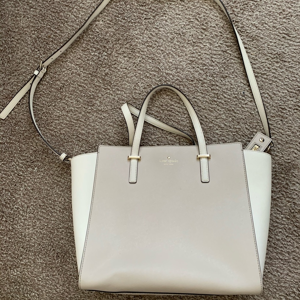 Kate Spade cream medium purse and wallet